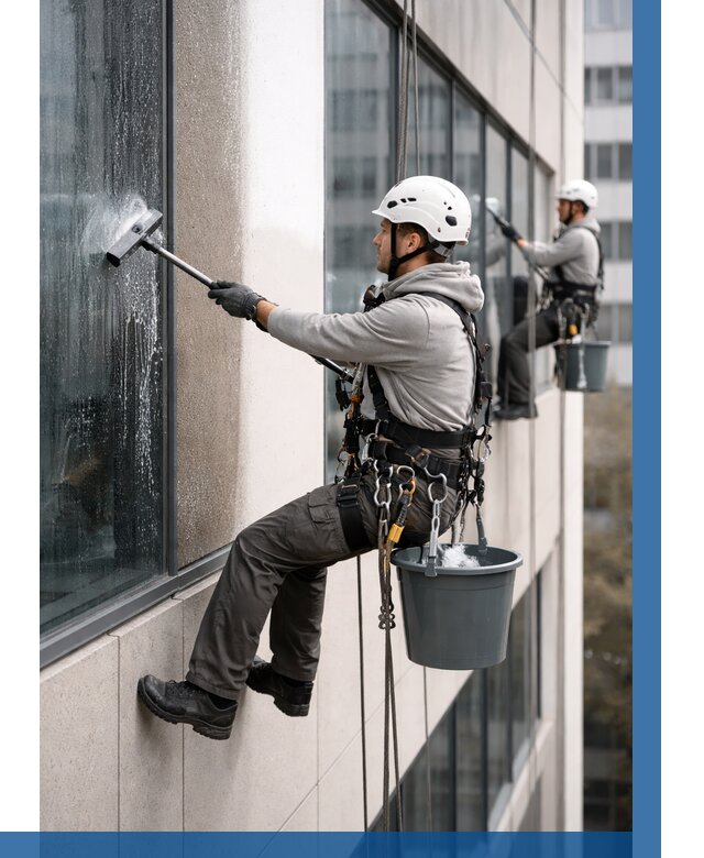 Мойка фасадов зданий в Горячем Ключе под ключ от 362 р. | ВЫСОТНИК-Грч