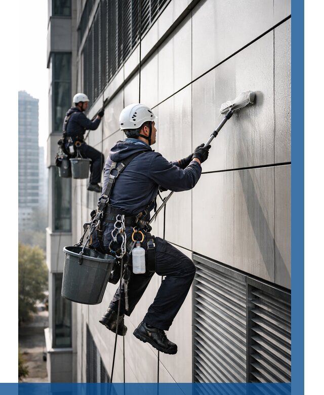 Мойка вентилируемого фасада в Горячем Ключе от 258 р. | ВЫСОТНИК-Грч