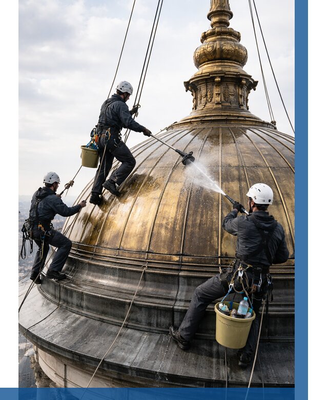 Мойка куполов и шпилей в Горячем Ключе от 8266 р. - заказать | ВЫСОТНИК-Грч