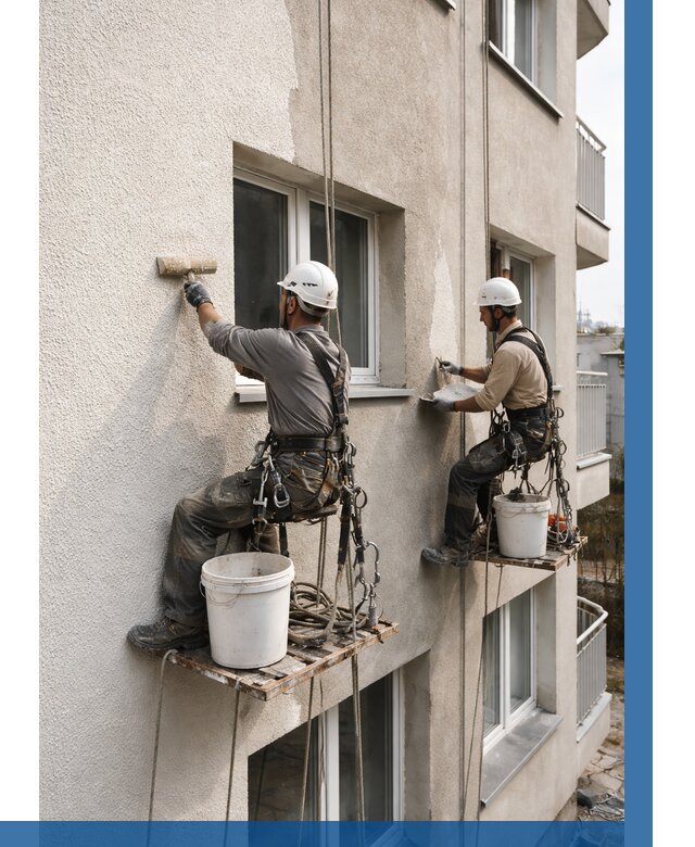 Нанесение короеда на фасад в Горячем Ключе от 465 р. | ВЫСОТНИК-Грч