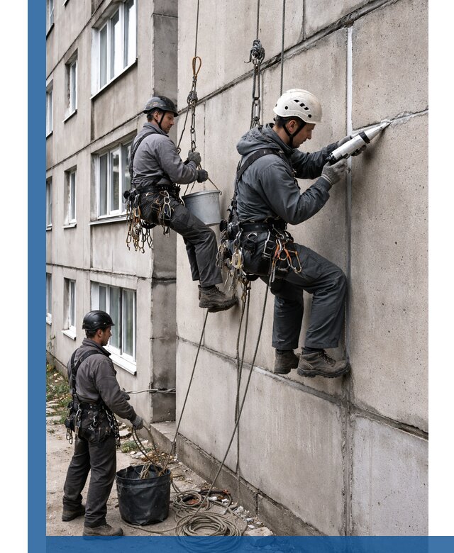 Герметизация межпанельных швов в Горячем Ключе с гарантией герметичности