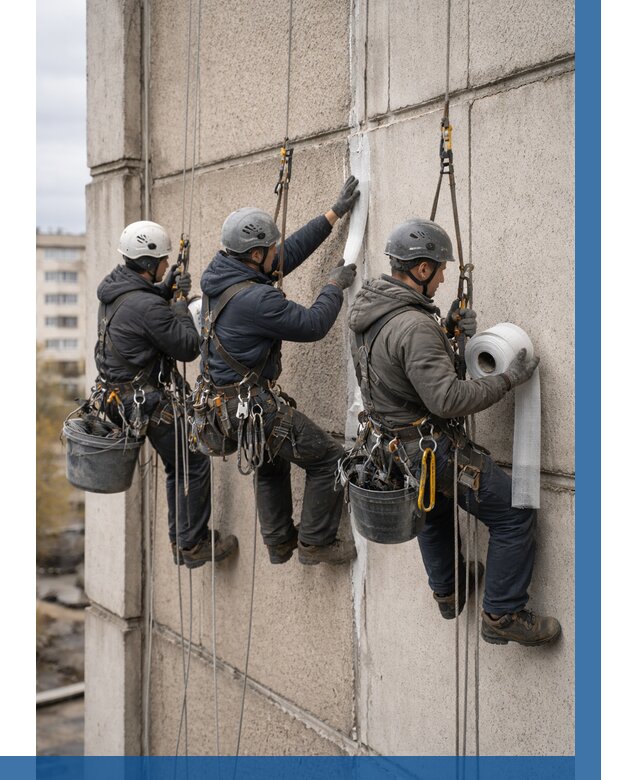 Ремонт межпанельных швов в Горячем Ключе от 775 р. | ВЫСОТНИК-Грч