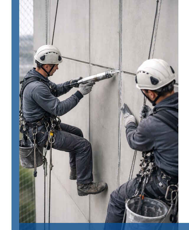 Первичная герметизация швов фасадов и кровель в Горячем Ключе