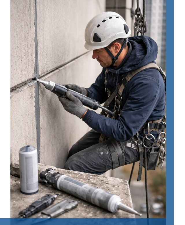 Вторичная герметизация швов в Горячем Ключе от 465 р. | ВЫСОТНИК-Грч