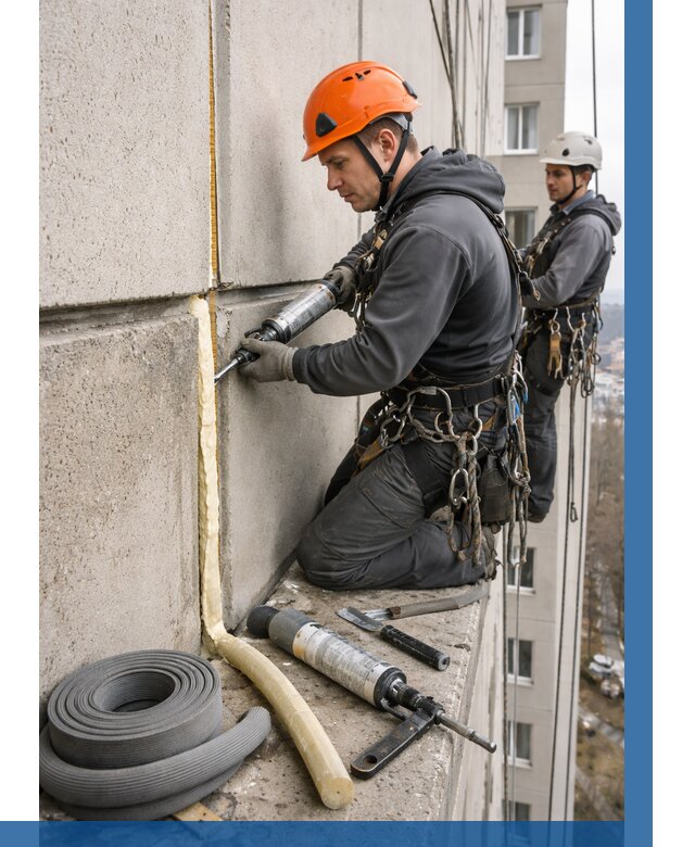 Теплый шов межпанельные швы в Горячем Ключе от 723 р. | ВЫСОТНИК-Грч