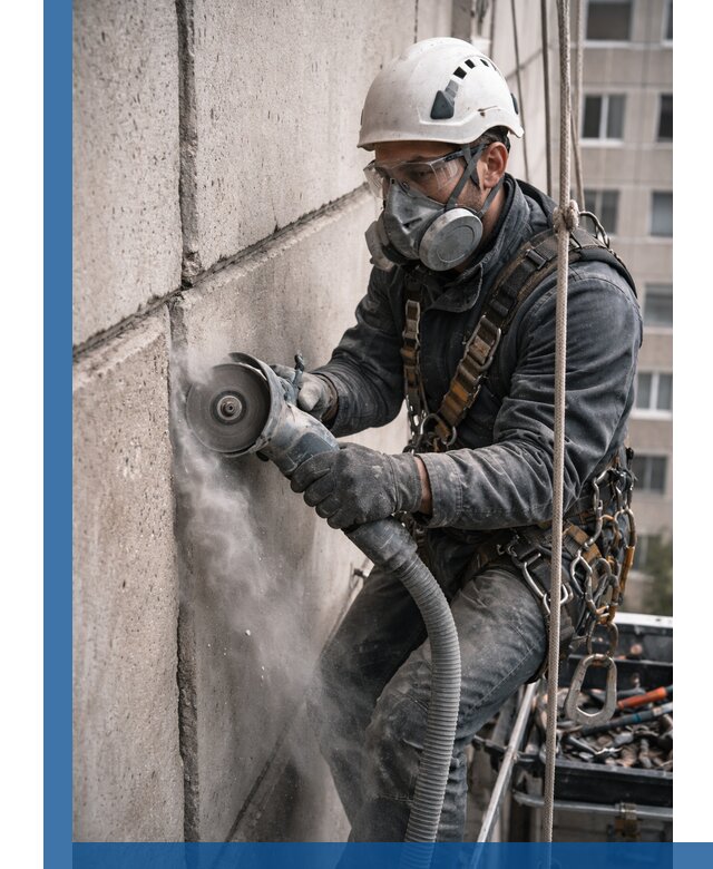 Штробление межпанельных швов в Горячем Ключе качественно и быстро