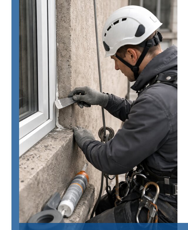 Герметизация монтажных швов окон в Горячем Ключе с гарантией качества