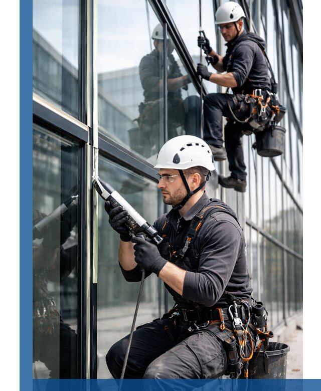 Герметизация витражных швов в Горячем Ключе для зданий и фасадов