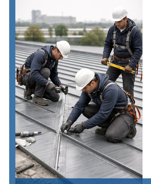 Ремонт фальцевой кровли в Горячем Ключе срочно и качественно