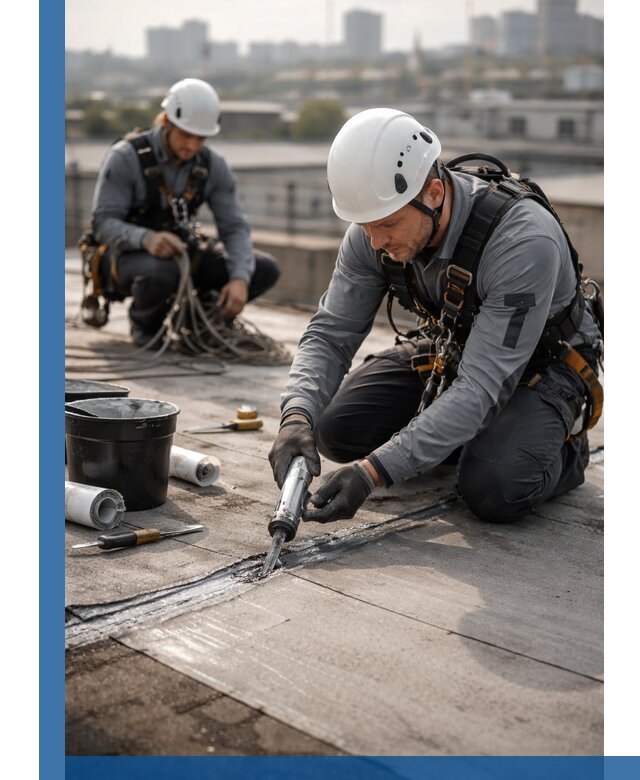 Аварийное и капитальное устранение протечек кровли в Горячем Ключе