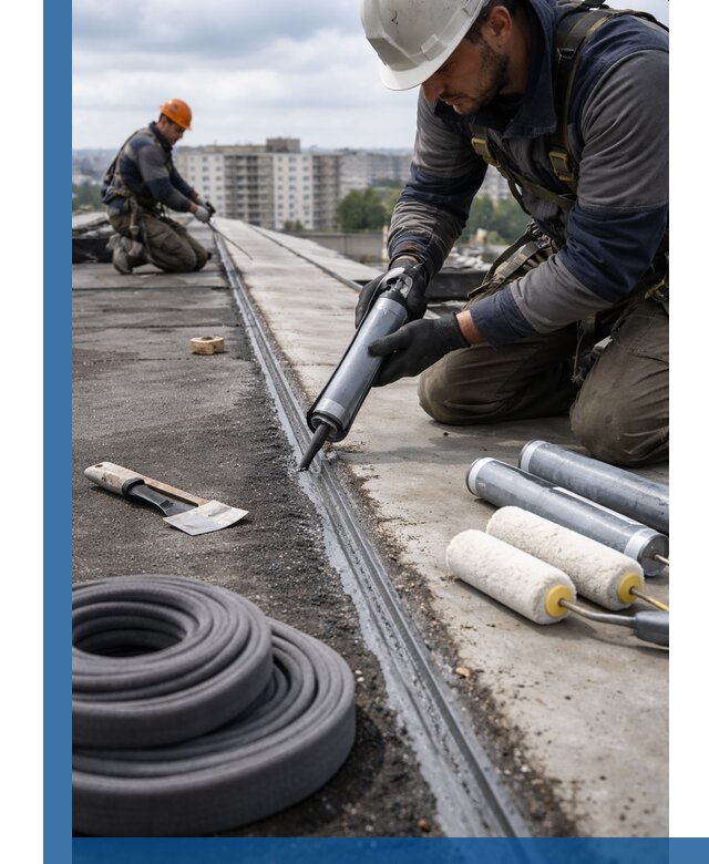 Герметизация швов кровли в Горячем Ключе с гарантией герметичности