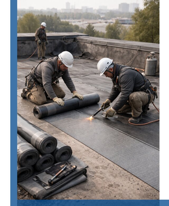 Монтаж мягкой кровли в Горячем Ключе профессионально и надежно