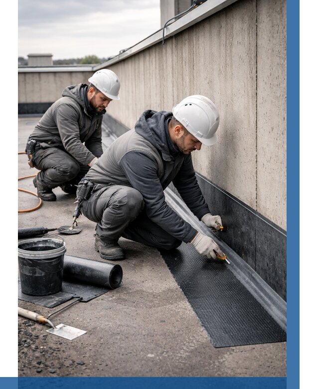 Гидроизоляция примыканий на кровле в Горячем Ключе от 930 р. | ВЫСОТНИК-Грч