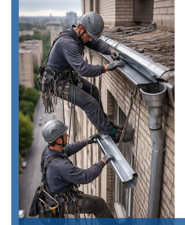 Ремонт водосточных желобов в Горячем Ключе, быстро и качественно