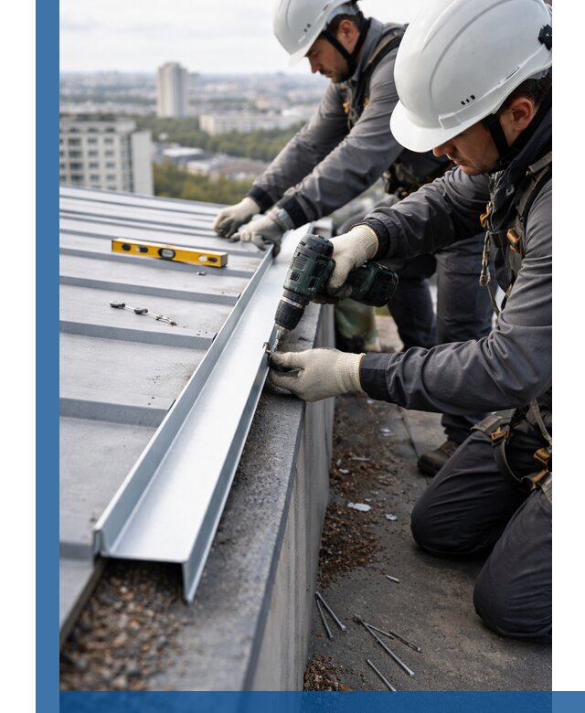 Монтаж капельника на кровле в Горячем Ключе с гарантией качества