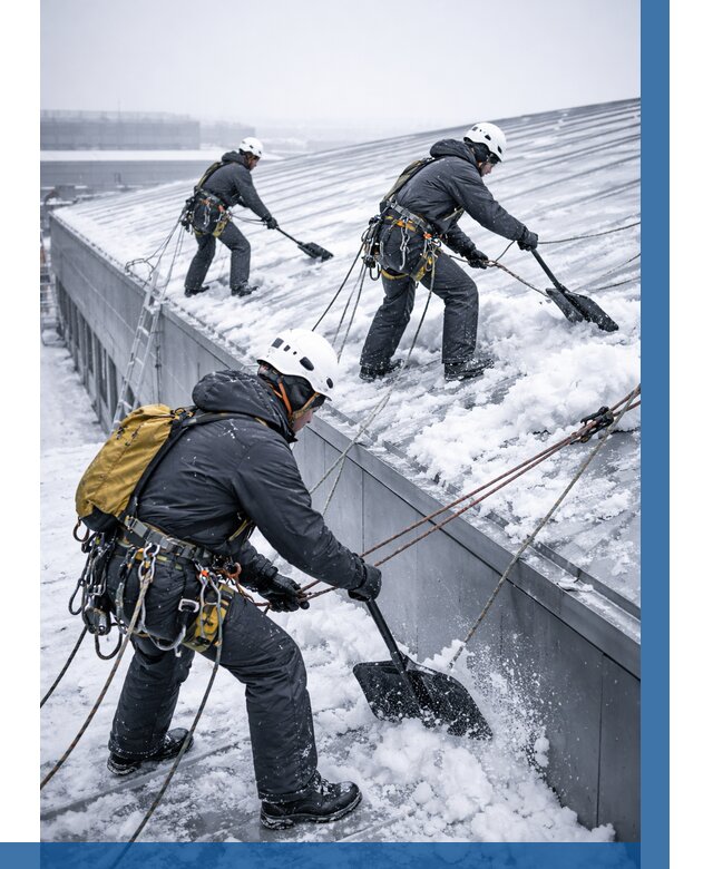 Очистка навесов от снега в Горячем Ключе от 4650 р. | ВЫСОТНИК-Грч