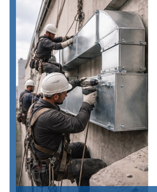 Профессиональный монтаж вентиляционных коробов в Горячем Ключе под ключ