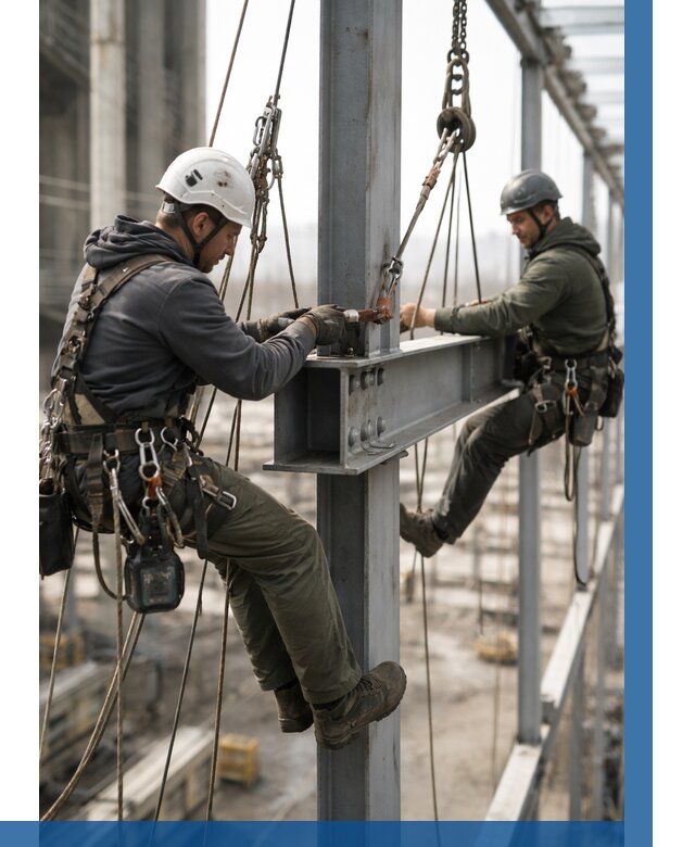 Монтаж металлоконструкций на высоте в Горячем Ключе от 3617 р. | ВЫСОТНИК-Грч