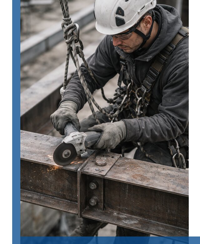 Резка металла на высоте в Горячем Ключе для зданий и конструкций