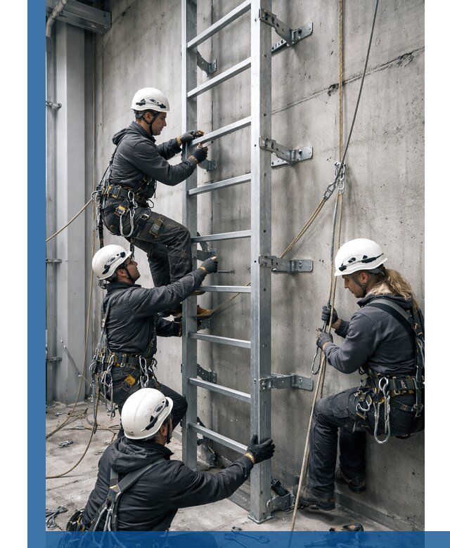 Монтаж металлических лестниц в Горячем Ключе под ключ со гарантией