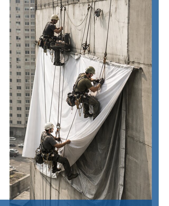 Замена баннерного полотна в Горячем Ключе от 6716 р. | ВЫСОТНИК-Грч—заказать