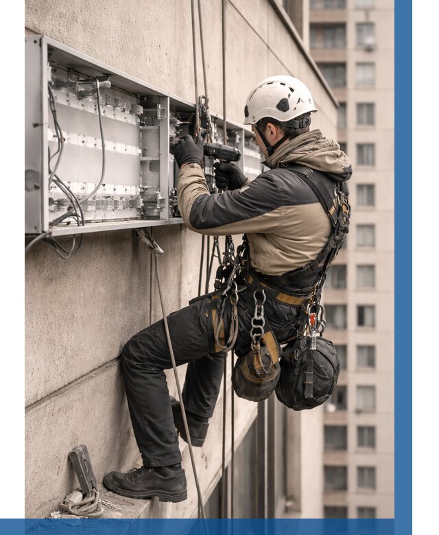 Ремонт вывески на высоте в Горячем Ключе от 4650 р. | ВЫСОТНИК-Грч