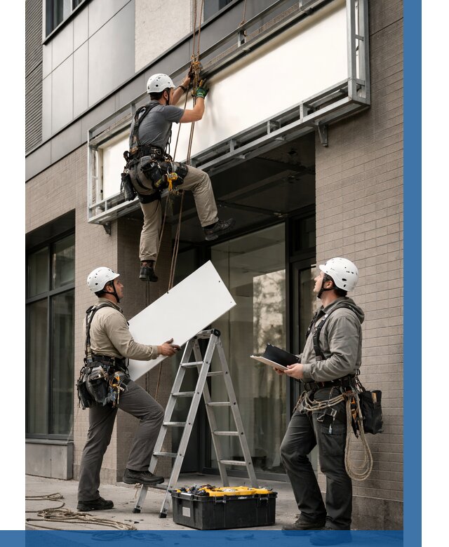 Монтаж светового короба в Горячем Ключе от 6716 р. | ВЫСОТНИК-Грч