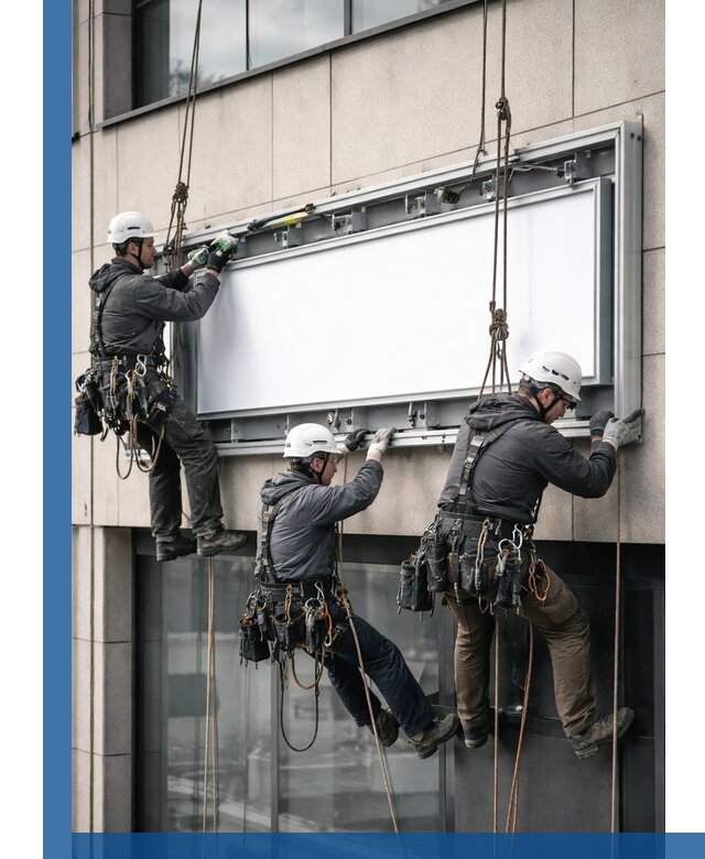 Профессиональный монтаж светового короба под ключ в Горячем Ключе