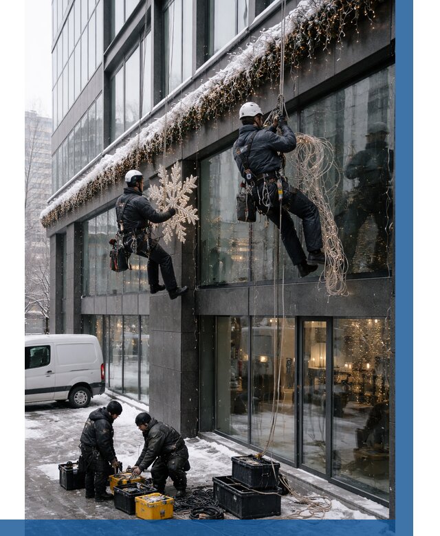 Демонтаж новогоднего оформления в Горячем Ключе от 5683 р. | ВЫСОТНИК-Грч