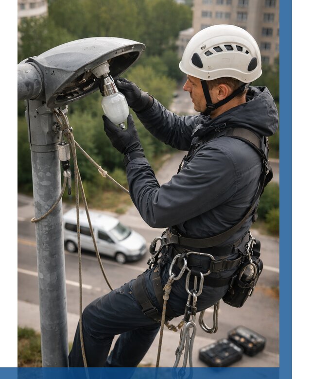 Замена ламп на высоте в Горячем Ключе от 2583 р. | ВЫСОТНИК-Грч