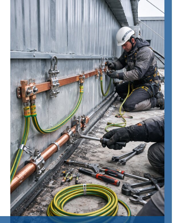 Монтаж заземления здания в Горячем Ключе от 25833 р. | ВЫСОТНИК-Грч