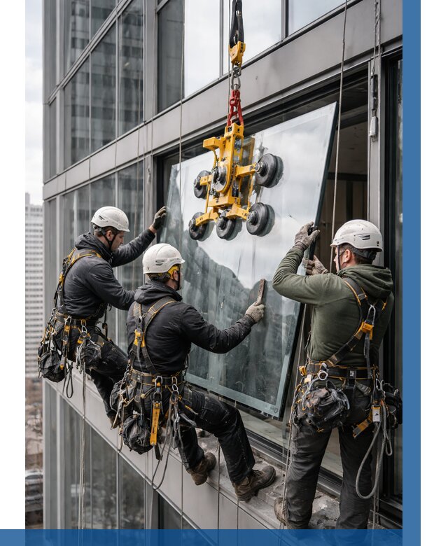 Фасадное остекление зданий под ключ в Горячем Ключе от 10333 р. | ВЫСОТНИК-Грч