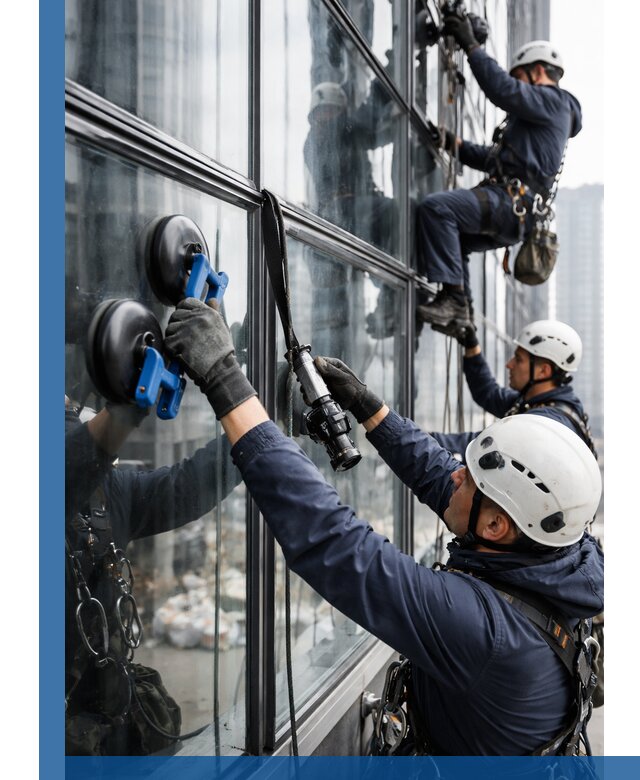 Радиусное остекление фасадов под ключ в Горячем Ключе с гарантиями