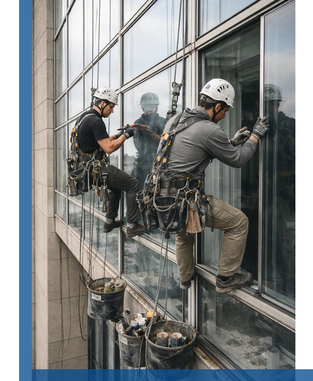 Ремонт витражных конструкций и фасадного остекления в Горячем Ключе