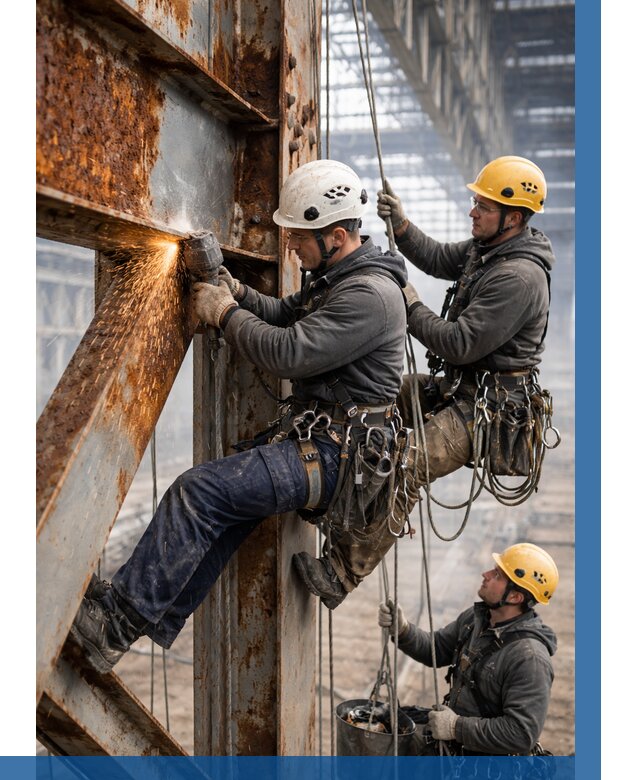 Зачистка металла от ржавчины в Горячем Ключе от 362 р. | ВЫСОТНИК-Грч