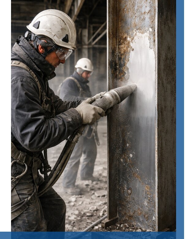 Удаление старой краски с металла в Горячем Ключе от 465 р. | ВЫСОТНИК-Грч