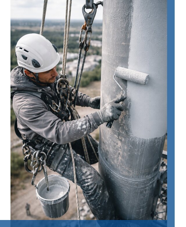 Покраска мачт связи под ключ в Горячем Ключе от 878 р. | ВЫСОТНИК-Грч
