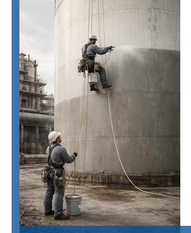 Покраска стальных резервуаров и емкостей в Горячем Ключе профессионально