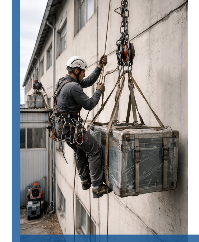 Подъем грузов на высоту в Горячем Ключе для промышленных объектов