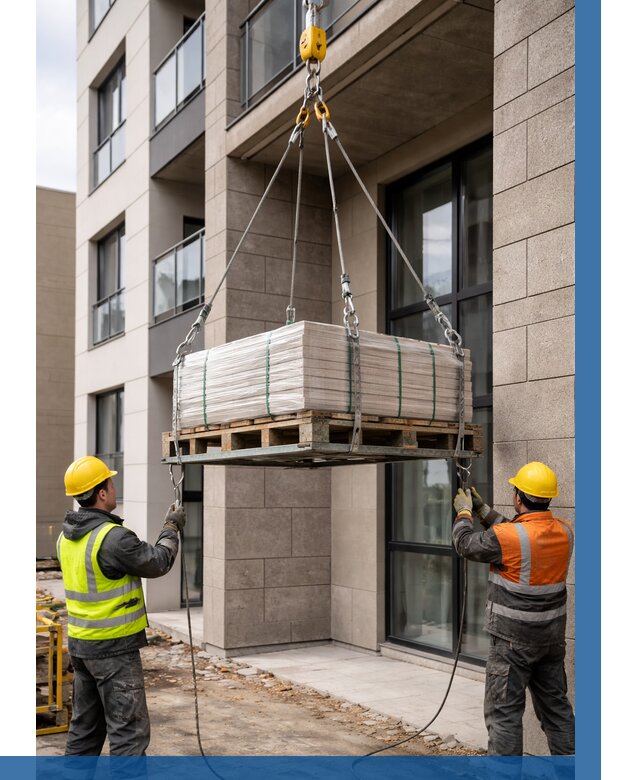 Подъем керамогранита на этаж в Горячем Ключе от 3617 р. | ВЫСОТНИК-Грч