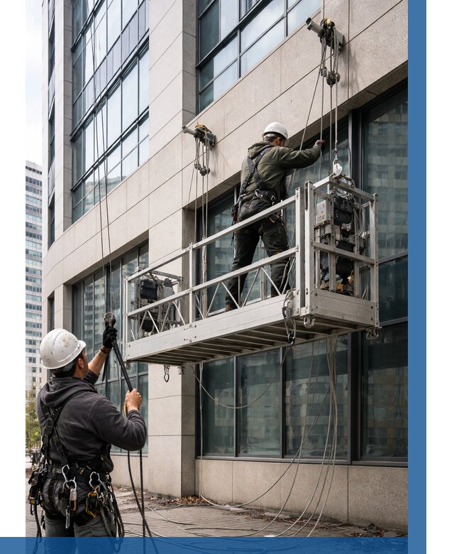 Монтаж и подъем фасадной люльки в Горячем Ключе от 12400 р. | ВЫСОТНИК-Грч