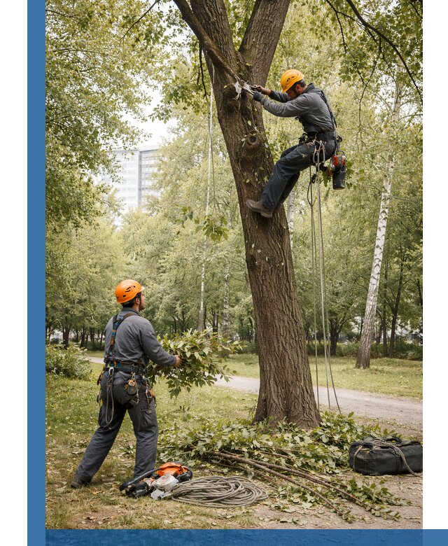 Санитарная обрезка деревьев в Горячем Ключе, профессионально и безопасно