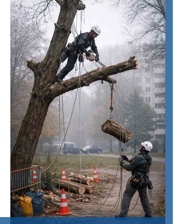 Удаление аварийных деревьев в Горячем Ключе от 15500 р. | ВЫСОТНИК-Грч