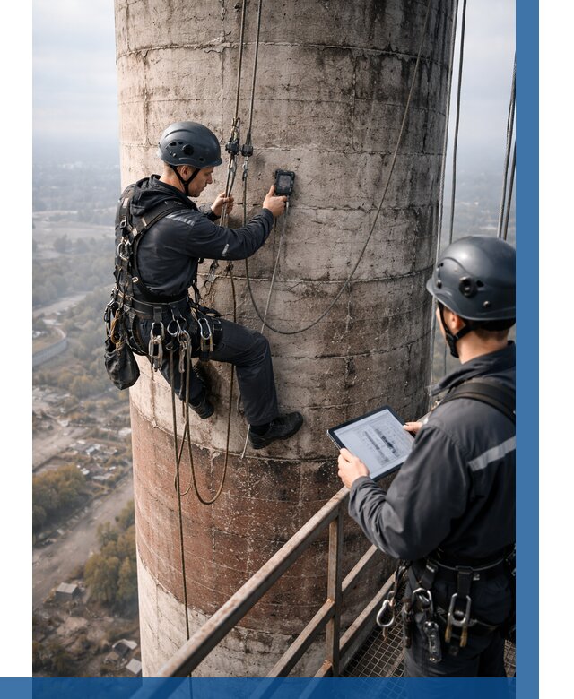 Обследование дымовой трубы в Горячем Ключе от 8266 р. | ВЫСОТНИК-Грч
